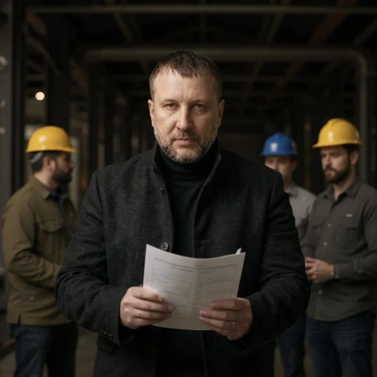 CEO Roman Vasilyev and the Gazpromstroy team on site