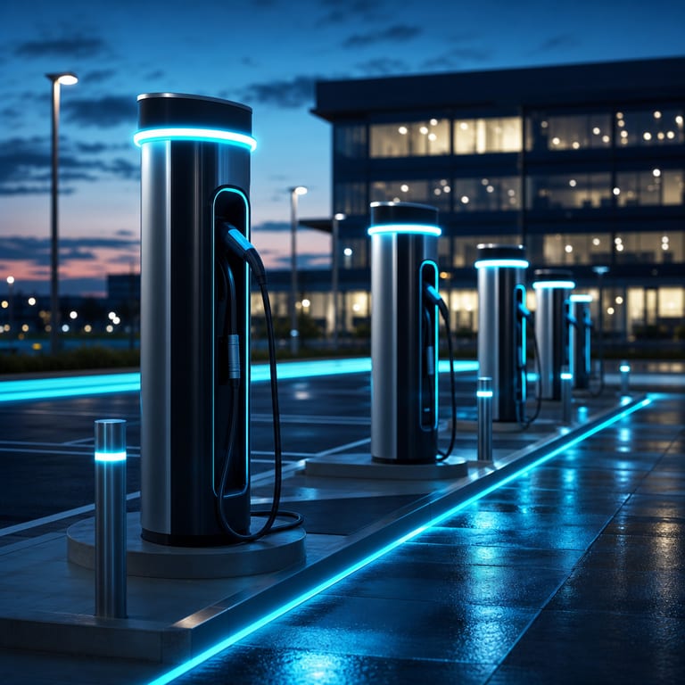 EV charging network, Moscow Region