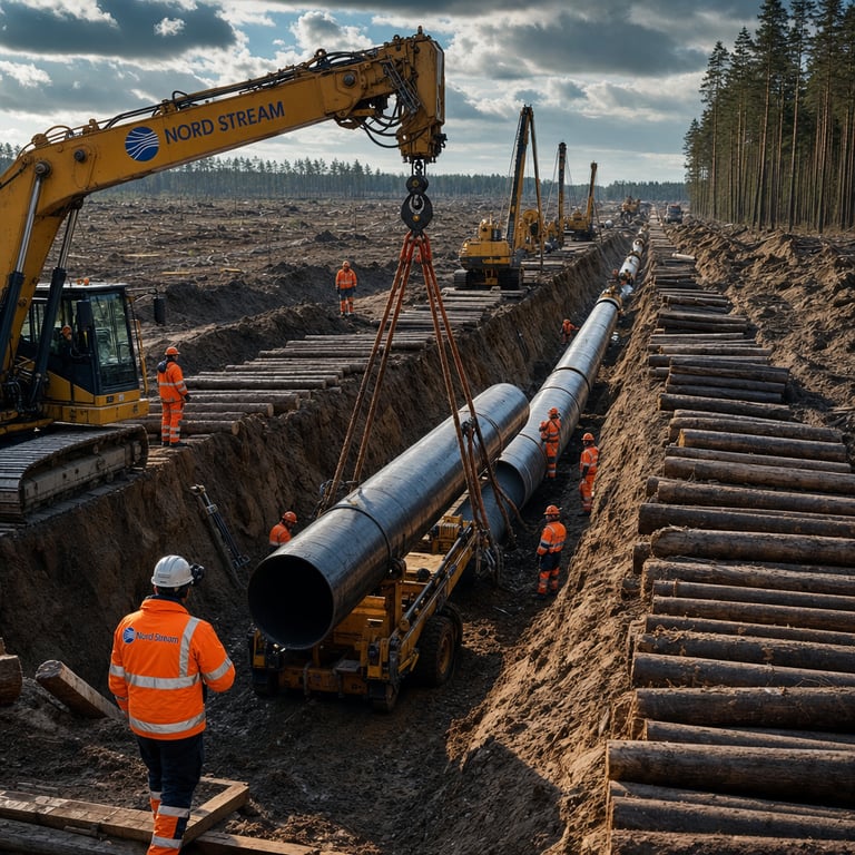 Nord Stream gas pipeline (2nd line), Novgorod Region