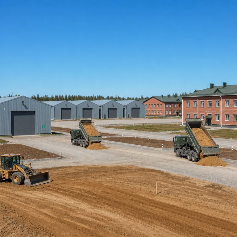 Military unit storage area, Kotovo, Novgorod Region